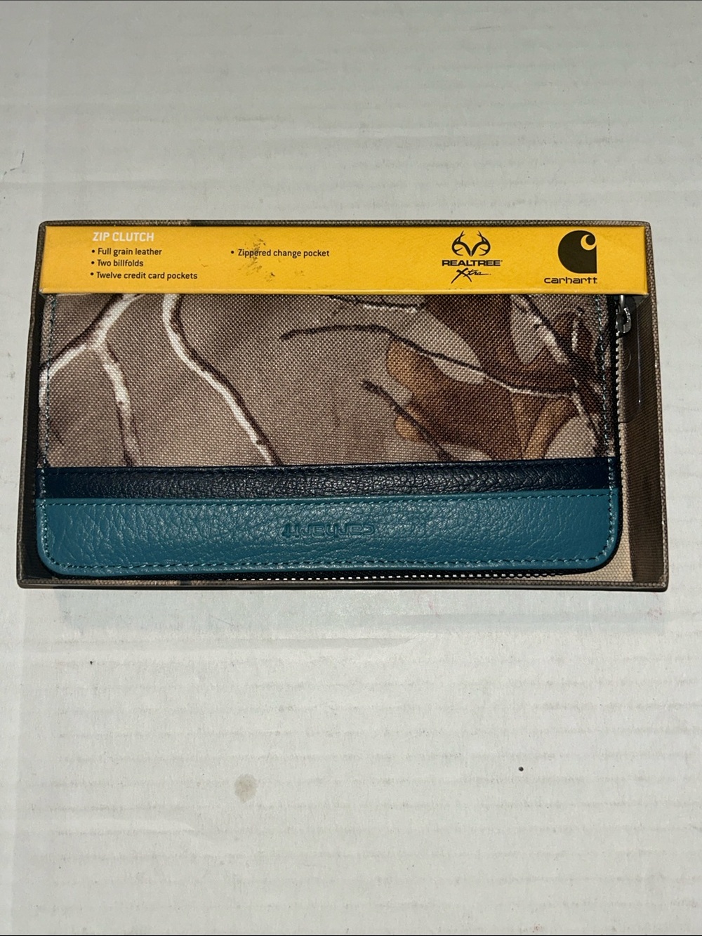 Carhartt Realtree Zip Clutch Wallet Women’s  NEW NIB